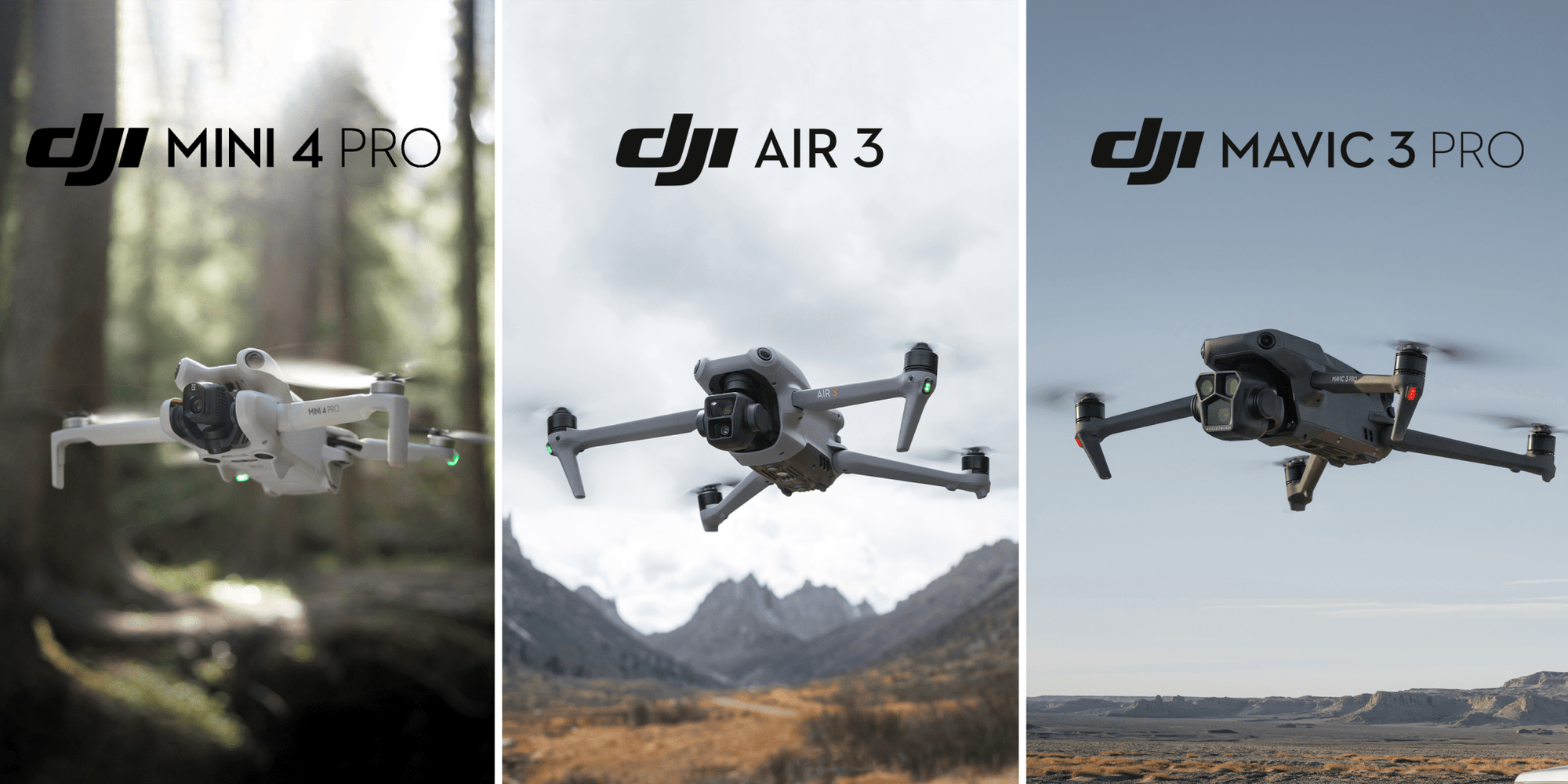 Mini 4 Pro Vs. Air 3 Vs. Mavic 3 Pro: Which DJI drone is right for you? - DrDrone.ca