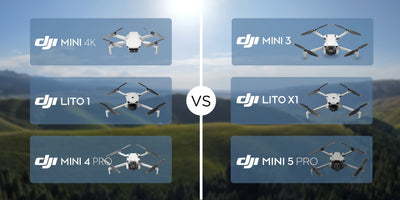 The New DJI Lito & Lito X1 VS DJI Mini Drones, Which Sub 250g Micro Drone Should You Buy? - DrDrone.ca