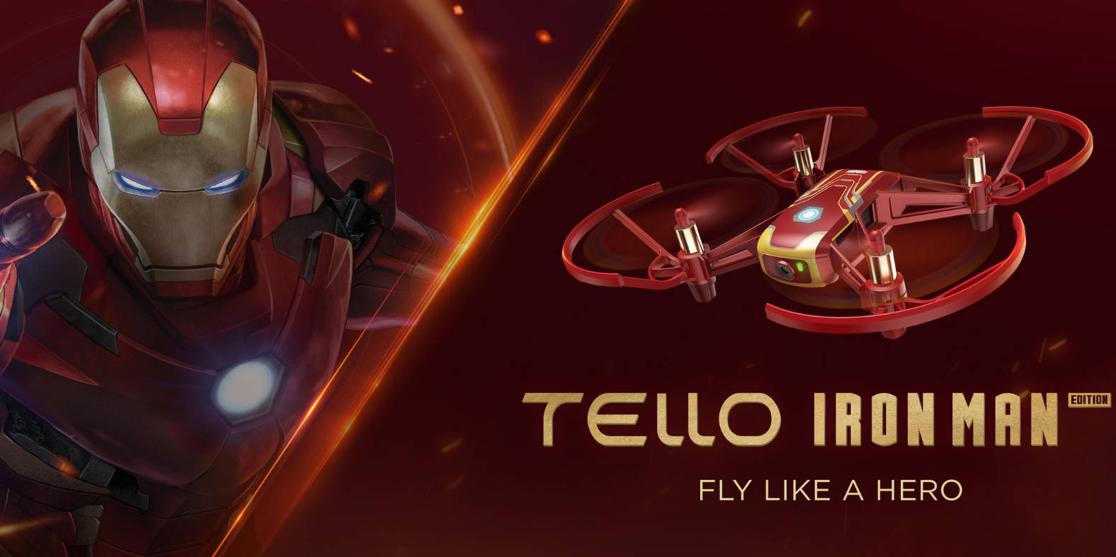 DJI, Ryze, Disney & Marvel Announce New Tello Iron Man Edition | Fly Like A Hero