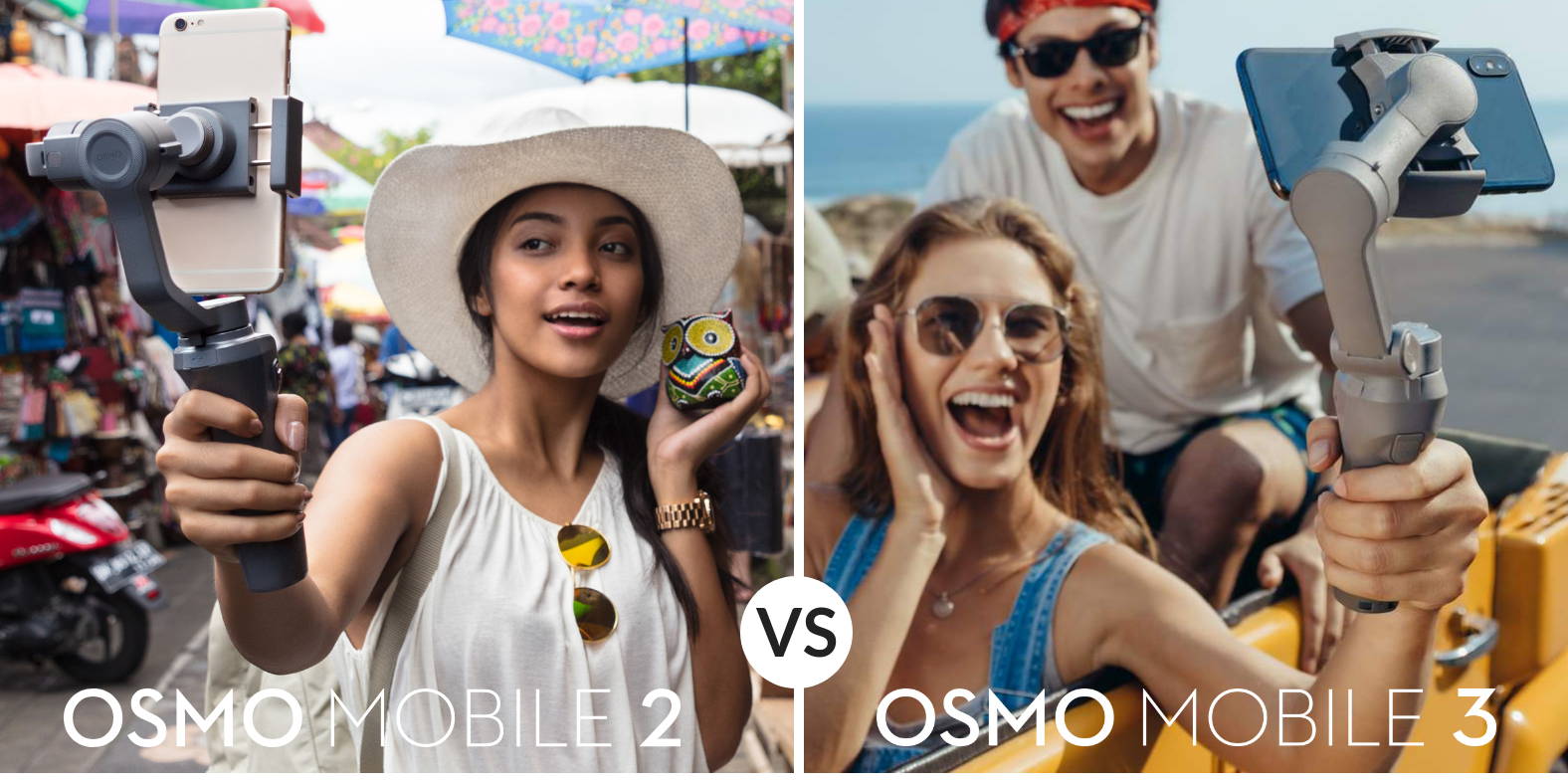 DJI Osmo Mobile 3 vs DJI Osmo Mobile 2 Comparison