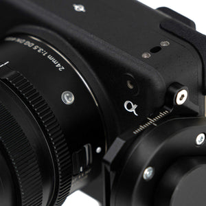 Sony Alpha logo on Freefly LR1 Payload 