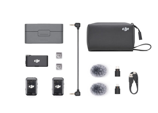 DJI Mic 2 (2 TX + 1 RX + Charging Case) - DrDrone.ca