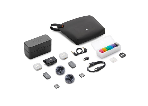DJI Mic Mini 2 (2 TX + 1 RX + Charging Case) - DrDrone.ca