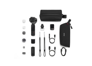 A top-down view of the DJI Osmo Pocket 4P Vlog Combo