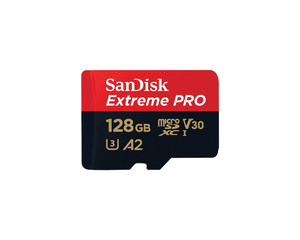 SanDisk EXTREME PRO® microSDXC™ 128GB U3 CARD
