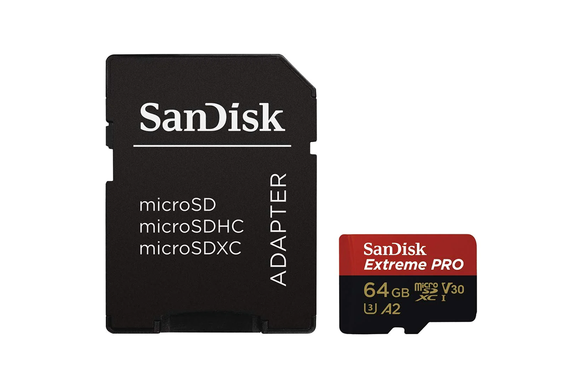 SanDisk EXTREME PRO® microSDXC™ 64GB U3 CARD